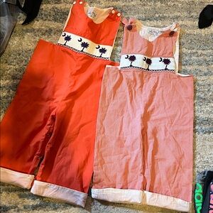 2 boutique smocked longall, Size 2 fall, Halloween,thanksgiving Clemson